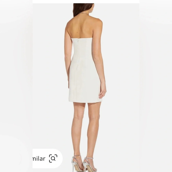 Aidan Womens Embellished Halter Sheath Dress - Picture 3 of 5